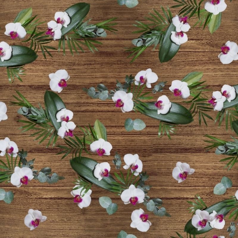 Corino BB Estampado Orquídea - 1,40m de largura
