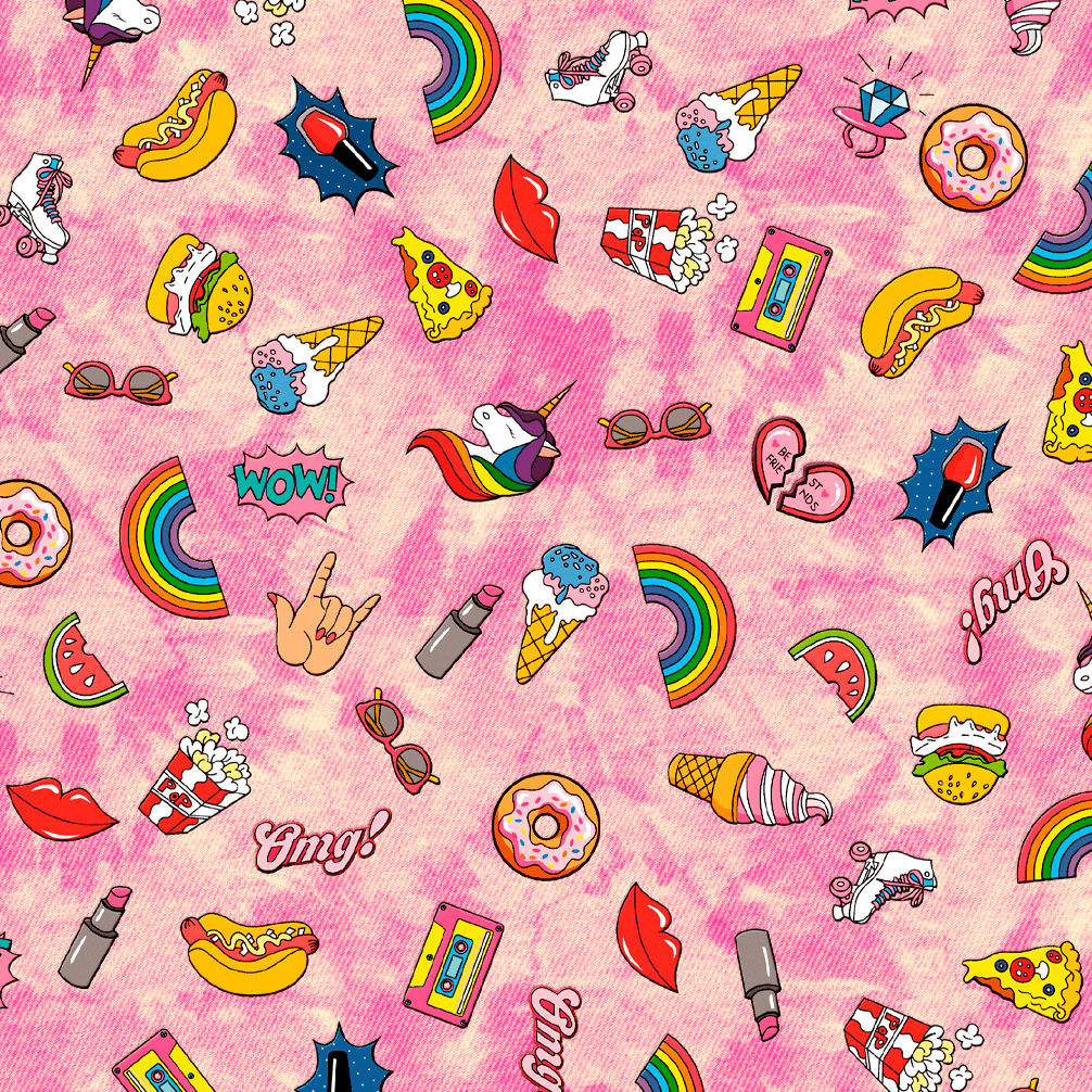 Dekorama Revest Stickers Rosa - 1,40m de largura