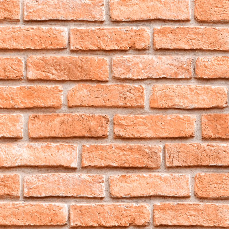 Dekorama Revest Tijolo Vermelho - 1,40m de largura
